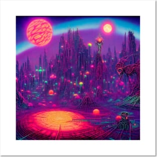 Big Mysterious Astral City Posters and Art